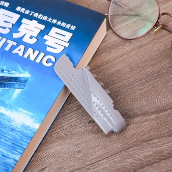 1Pc Tvorivé Titanic Záložku Loď Tvar Prečítajte si Záložky 3D Kniha Držiteľ Office kancelárske potreby