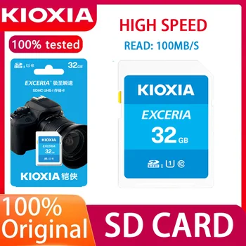 Kioxia EXCERIA SD Karta 32GB Class 10 UHS-I Originálne Pamäťová Karta pre Digitálny Fotoaparát, Full HD Nahrávanie
