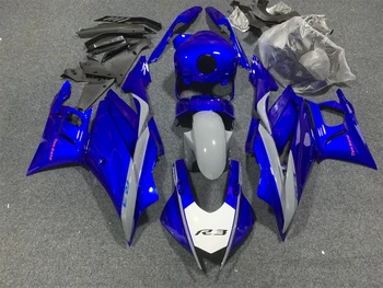 Motocykel Kapotáže držiak pre Yamaha R3 19-23 rok R25 2019 2020 2021 2022 2023 Kapotáže Modrá sivá