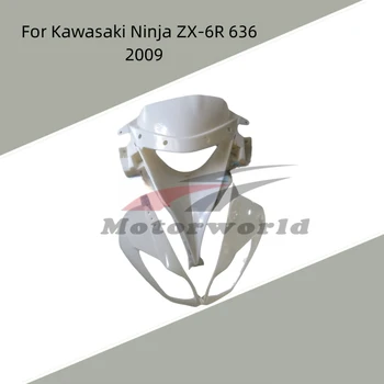 Motocykel Nevyfarbené Hlavu Kapotáže Nos Prednej Hornej časti ABS Vstrekovanie Kapotáže Pre Kawasaki Ninja ZX-6R 636 2009