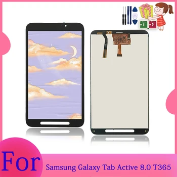 Originálne LCD displej Pre Samsung Galaxy Tab Aktívne SM-T360 T360 SM-T365 T365 LCD Displej Dotykový Displej Digitalizátorom. Montáž