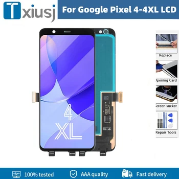 Pre Google Pixel 4XL Displej Dotykový Displej Digitalizátorom. Montáž 4 XL LCD S Rámom Pre Pixel XL4 Obrazovke Náhradné Diely 6.3 Quot